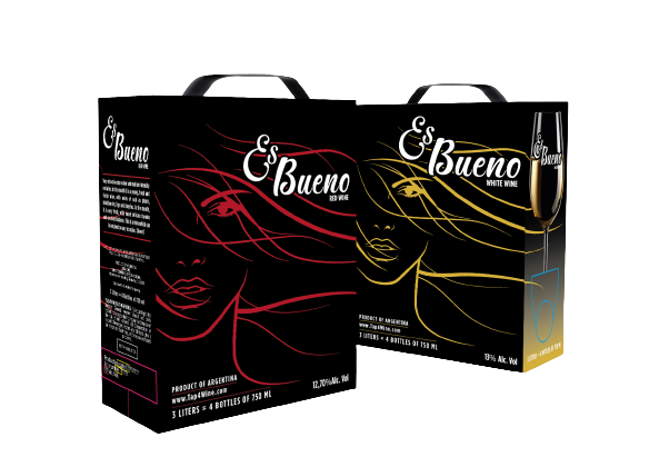 Es Bueno Mixed White and Red Wine 3L Boxes 6pack